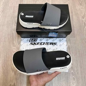 Skecher.s Go Walk Flex Premium Grey Flip Flop