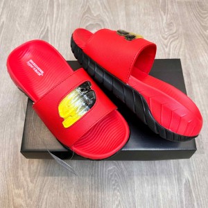 Skecher.s Go Recover Utopo Logo Premium Red Black Slides