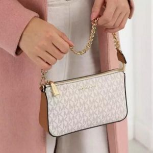 _Michael_kors_ chain shoulder bag 20 cm with box(1930biege)