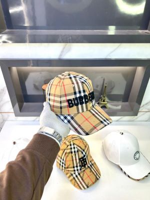 Burberr y Brown Embossed Logo Premium Cap F3434-BR2