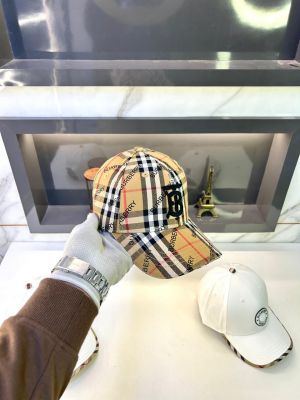 Burberr y Brown Embossed Logo Premium Cap F3434-BR1