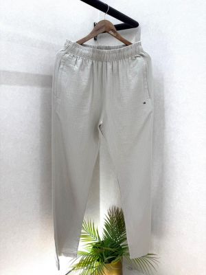 Tommy_Hilfiger Linen Cream Super Premium Trouser F3686-CR2