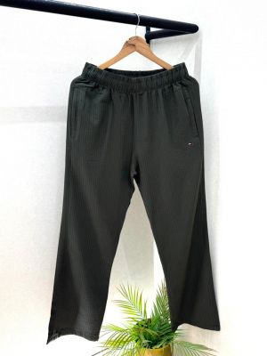 Tommy_Hilfiger Linen Green Super Premium Trouser F3686-GR