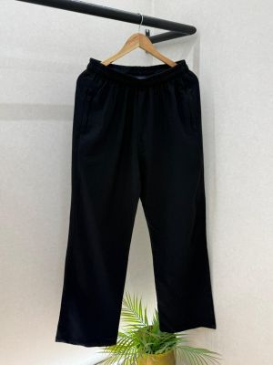 Tommy_Hilfiger Linen Black Super Premium Trouser F3686-BL