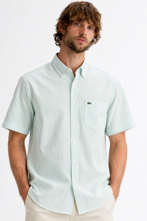 Lacost-e IMPORTED STORE ARTICLE DESIGNER SHIRT LIGHT GREEN 