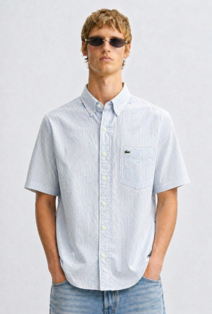 Lacost-e IMPORTED STORE ARTICLE DESIGNER SHIRT SKY BLUE
