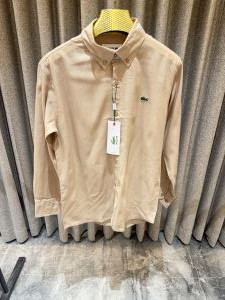 Lacost e Beige Pure Linen Shirts