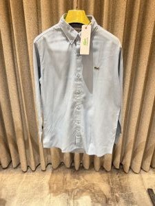 Lacost e Blue Pure Linen Shirts