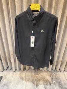 Lacost e Black Pure Linen Shirts