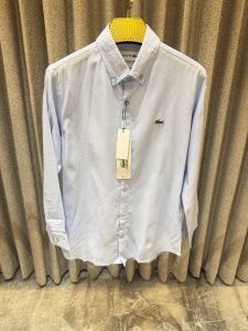 Lacost e skyblue Pure Linen Shirts