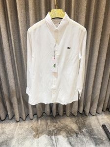 Lacost e white Pure Linen Shirts