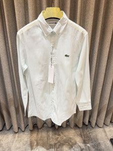 Lacost e lightgreen Pure Linen Shirts