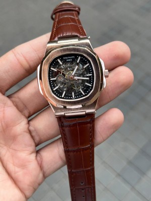 Patek Phillipe Skeleton Leather