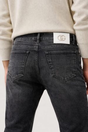 Gucc i Grey Shade Straight Fit Premium Imported Stretchable Lycra Fabric Denim 3838