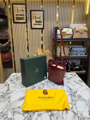 Goyar_d Anjou Mini Beluga Tote Bag With Box And Dust Bag (Black-2531)