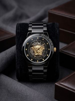 Versace Medusa Infinite Skeleton Automatic Full Black 210