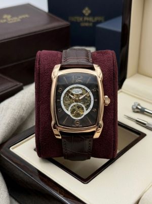  Patek_Phillippe Barrel Automatic Skeleton Rose Gold Brown 212