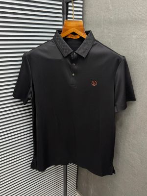 _HERMES_BLACK_100%_IMPORTED_FABRIC_LATEST_STORE_ARTICLE_VERY_PREMIUM_STICHLESS_POLO_TSHIRT_500