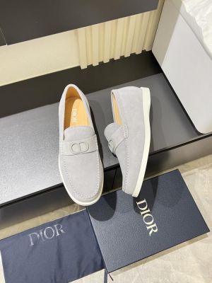 _Christian_Dior_Granville_Suede_Loafers_Grey