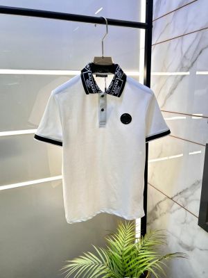 Balmai n Paris White Polo Imported Collar Neck Premium T-shirt F3566-W3