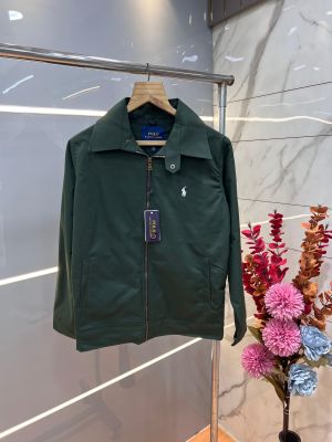  laure n bottle green premium imported bomber jacket with embroidered logo zipper style 3509