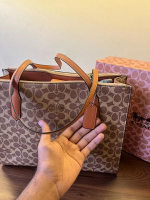 Coach_nina_tote bag premium quality with box