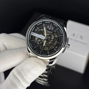 Armani_Exchange_Automatic_SilverBlack