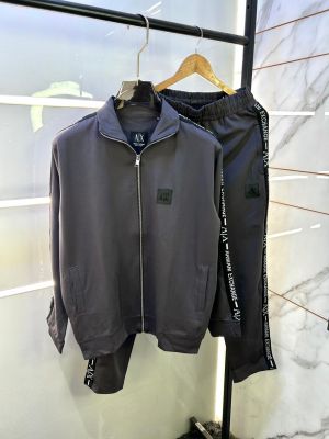 Arman_i Exchange Imported Grey Super Premium Track Suit With Brand Carry Bag F3297-GY