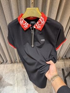 Amir i Black Imported Polo Tshirt