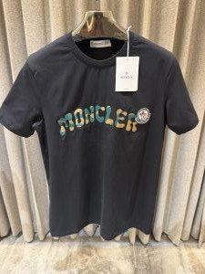Moncle r Black Imported Round Neck Tshirt