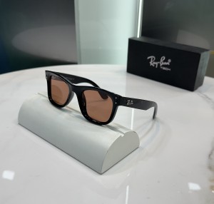 Luxury RB Premium UV Protected Black With Brown Sunglass
