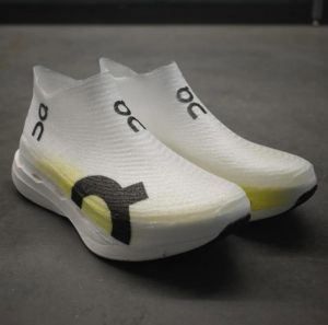 On Cloudboom Strike LS White Green