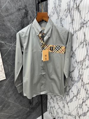Burberry.Imported.Fabric.Very.Premium.Full.Sleeves.Shirt.With.Brand.Carry.BagCS356