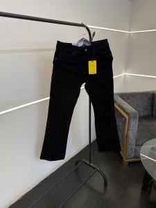 Loew e boot cut imported jet black denim