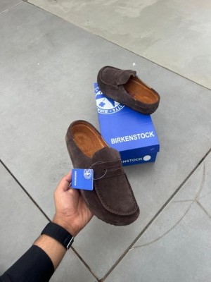 Birkenstock Naples Wrapped Suede coco colour