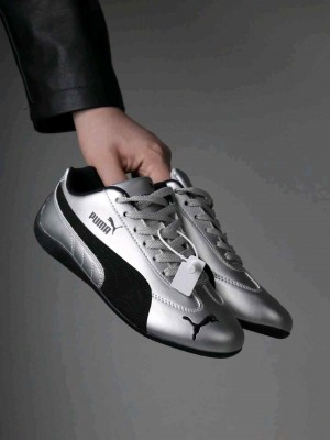 Pumaa Speedcat Metallic  Silver Black