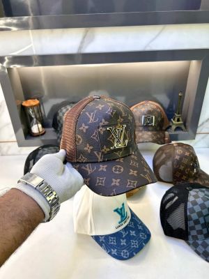 Loui s Vuitton Logo Monogram Print Premium Cap F3492-A7