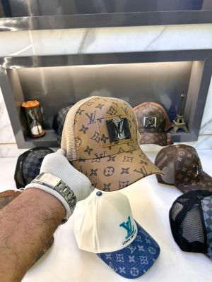 Loui s Vuitton Logo Premium Monogram Cap F3492-A2