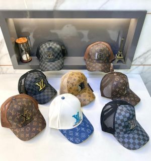 Loui s Vuitton Logo Premium Monogram Cap F3492-A1