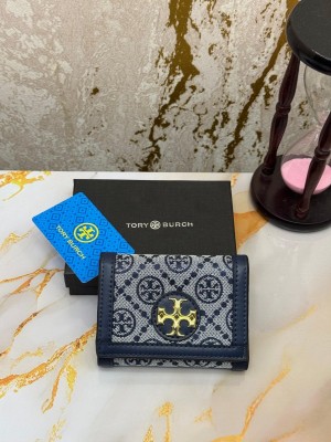 Tory_Burch_Premium_Tri-fold_Wallet_With_Original_Box_(6083-2_Blue)