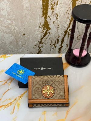 Tory_Burch_Premium_Tri-fold_Wallet_With_Original_Box_(6083-2_Caramel)
