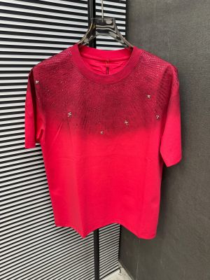 CHROME HEART RED 100% IMPORTED FABRIC LATEST STORE ARTICLE VERY PREMIUM ROUND NECK TSHIRT 513