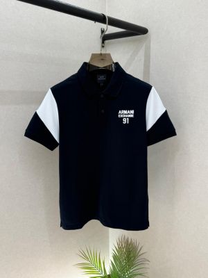 Arman_i Exchange Navy Polo Premium Collar Neck T-shirt F3616-NY