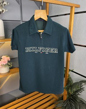 To_mmy HS Collor T Shirt Peacock K233-PK