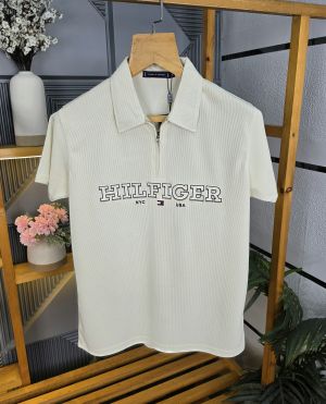 To_mmy HS Collor T Shirt Cream K233-CR