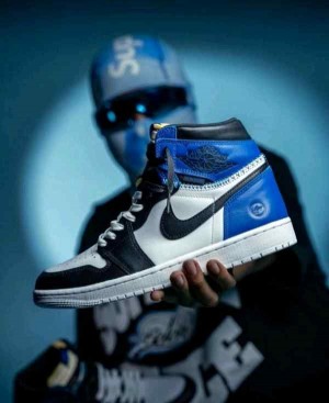 Jordan retro1 High Fragment X Union LA OG WHITE BLUE (SEMI UA)