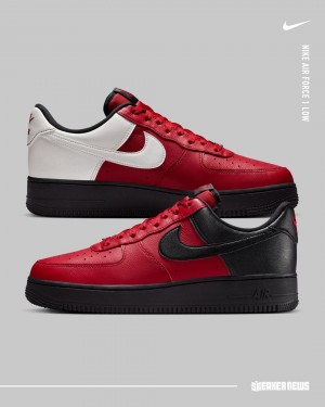 N ike Air Force 1 Scarface Edition Gym Red Summit White