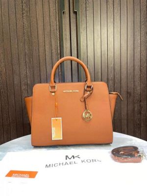 Michael_Kors SELMA SATCHEL Handbag with extra sling belt  and dust cover 803