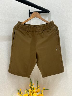 Ralp h Lauren Polo Brown Embroidery Logo Premium Shorts F3716-BR