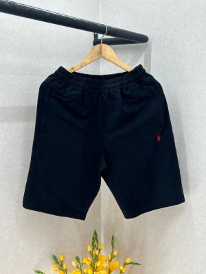 Ralp h Lauren Polo Black Embroidery Logo Premium Shorts F3716-BL